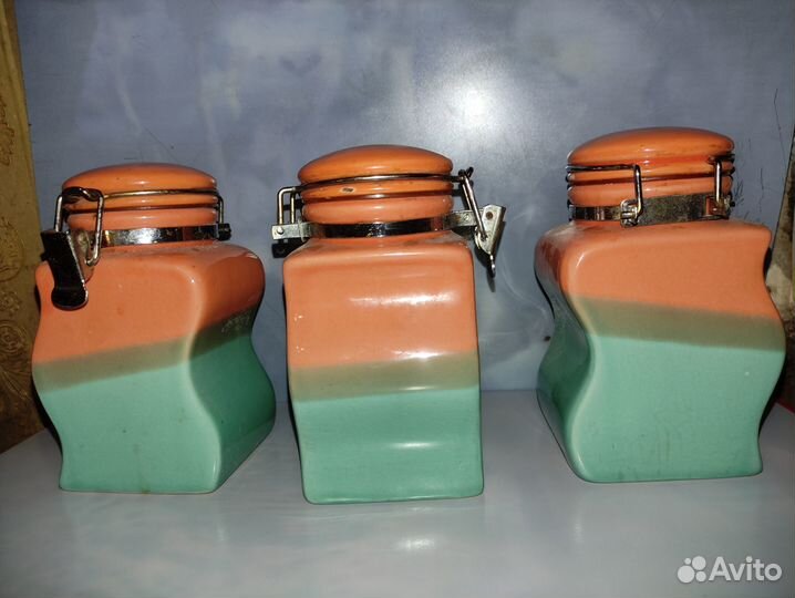 Банки 250 мл для сыпучих продуктов керамика