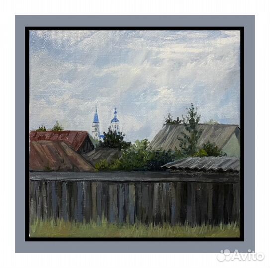 Картина маслом этюд