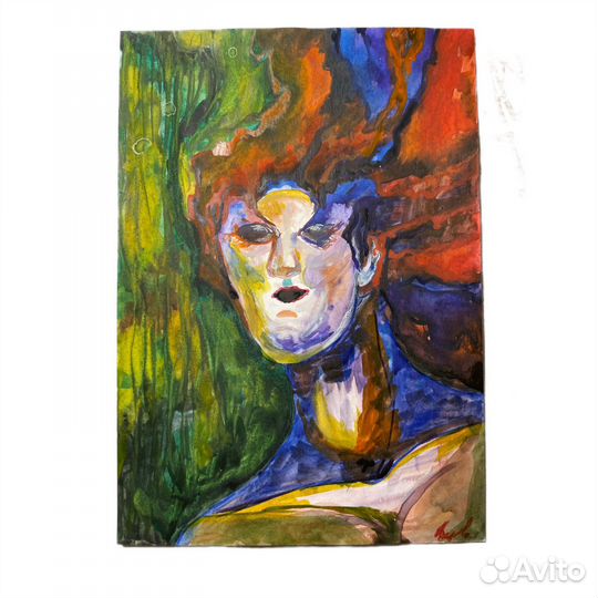 Картина акварельная