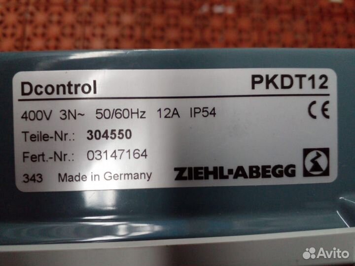 Регуляторы оборотов вентиляторов Ziehl-Abegg