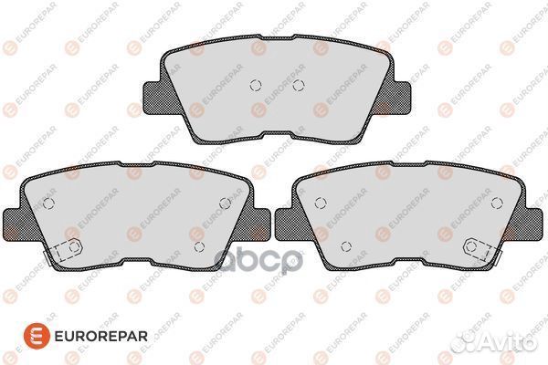 Колодки тормозные дисковые перед 1617285080