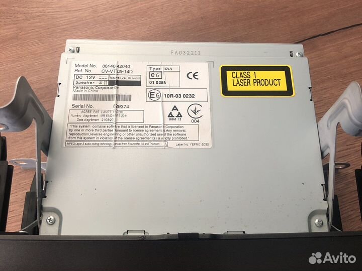 Штатное Головное устройство Тойота Рав 4