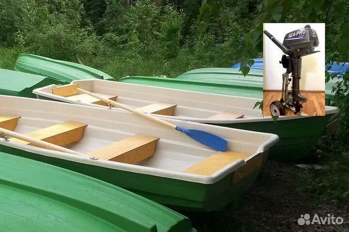 Моторно-вёсельная лодка Тортилла-395 Эко Sea-Pro T