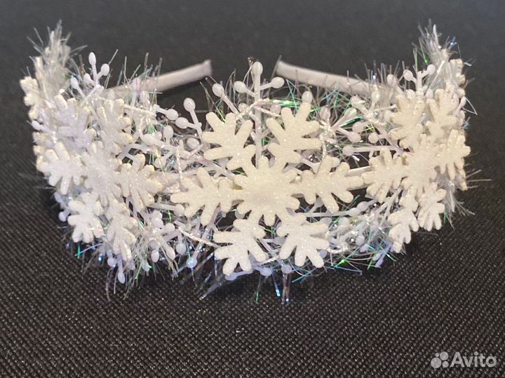 Ободок Жемчужинка, Снежинка диадема