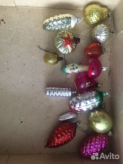 Елочные игрушки советские
