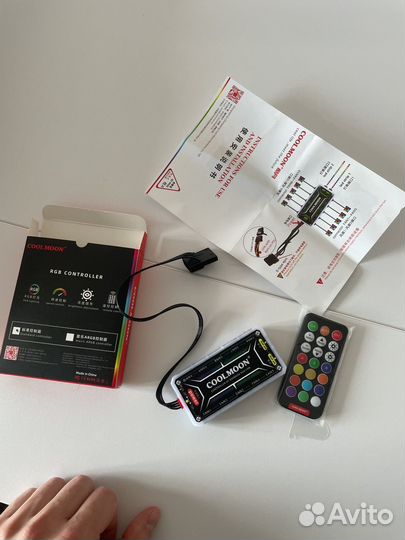 Rgb контроллер для вентиляторов Coolmoon