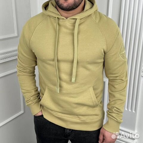 Кофта толстовка мужская Stone Island бежевая купить в Москве | Личные ...