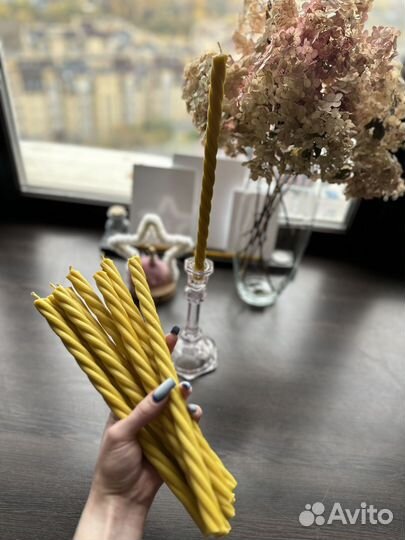 Свечи восковые натуральные