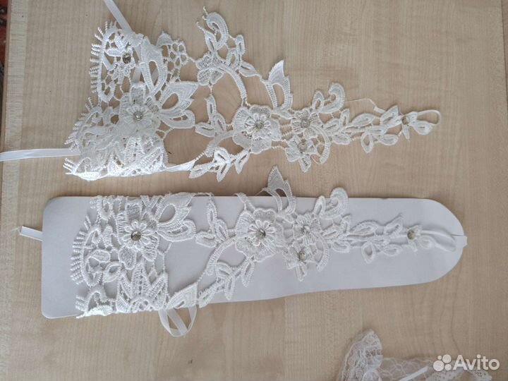 Перчатки свадебные