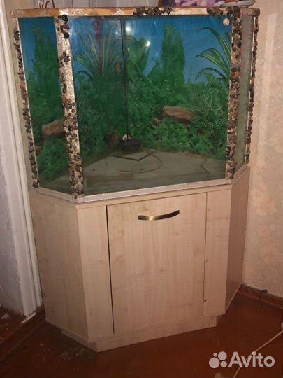 Аквариум 250 литров с тумбой
