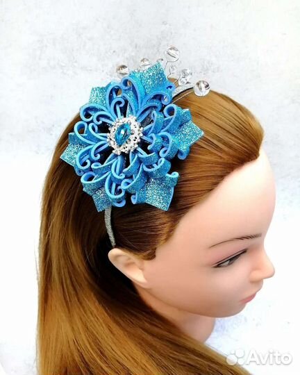 Ободок снежинка