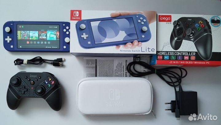 Nintendo switch lite прошитая 128Gb