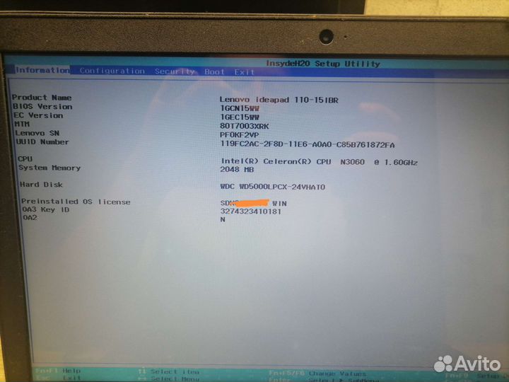 Lenovo IdeaPad 110-15ibr