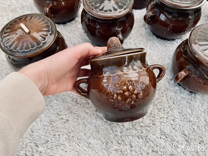 Горшки для запекания, глиняные горшки