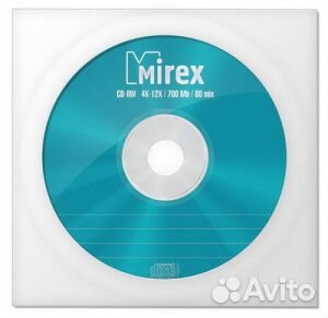 CD-RW Mirex 4х-12х на 700MB 10 шт