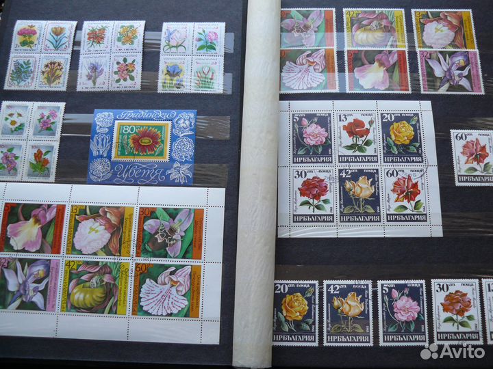 Коллекция марок по разным темам