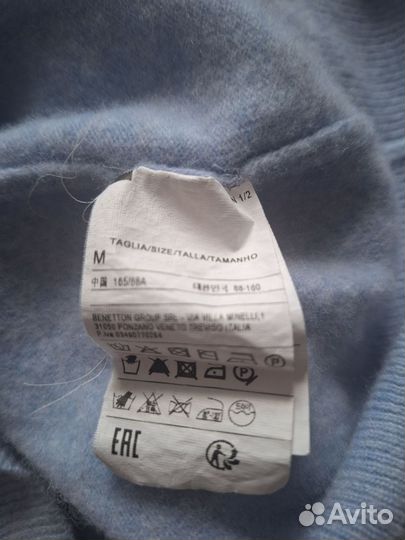 Benetton джемпер шерсть