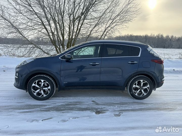 Kia Sportage 2.0 AT, 2020, битый, 74 000 км