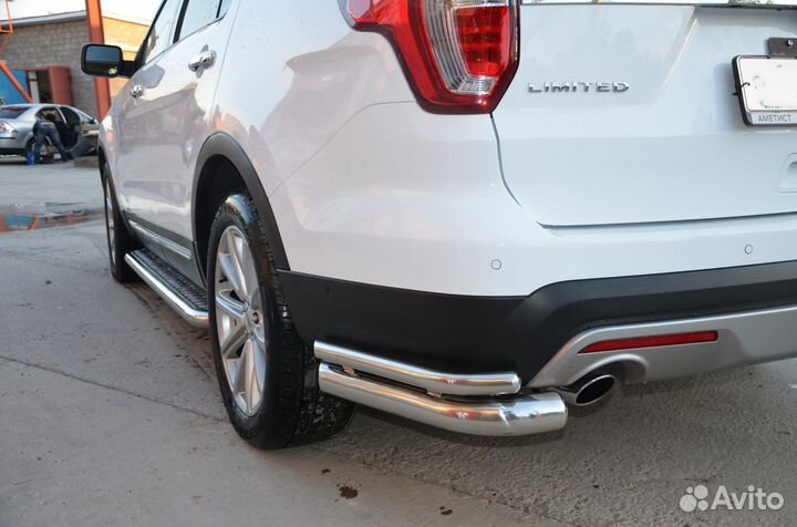 Защита бампера заднего Ford Explorer Kuga Transit