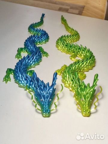 Украшение дракон 2024 дракон подвижный цветной объявление продам