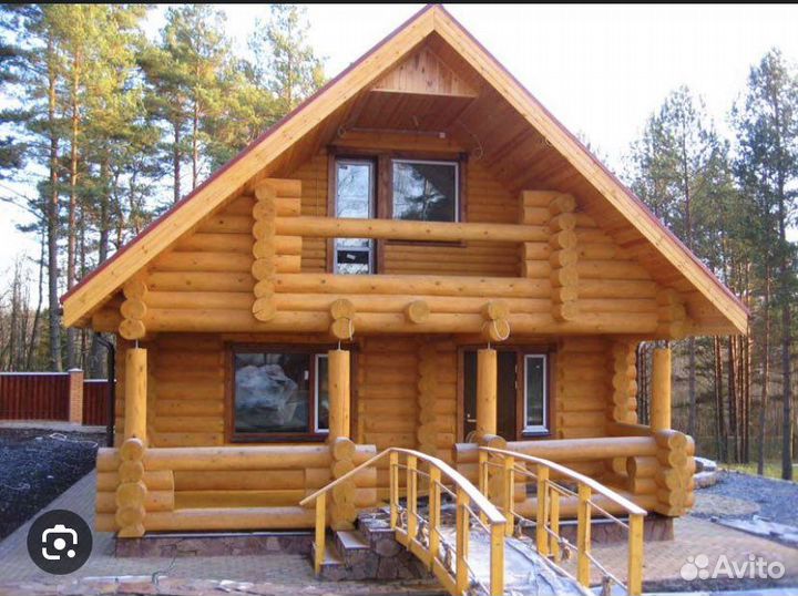 Бригада плотников, дом, баня, беседка