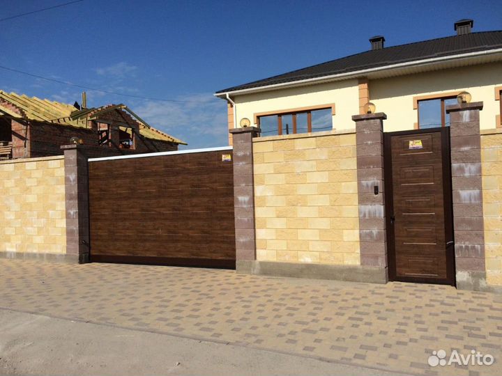 Откатные въездные ворота