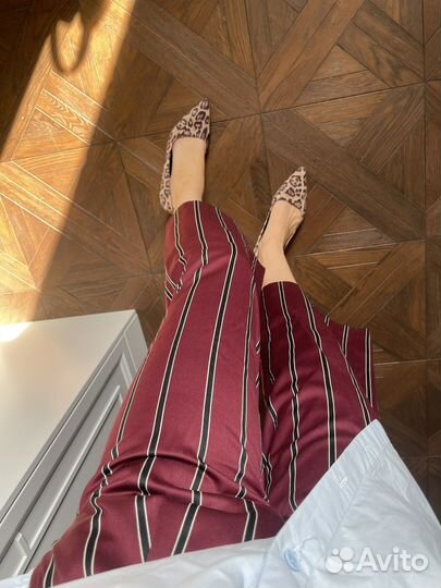 Бордовые кюлоты