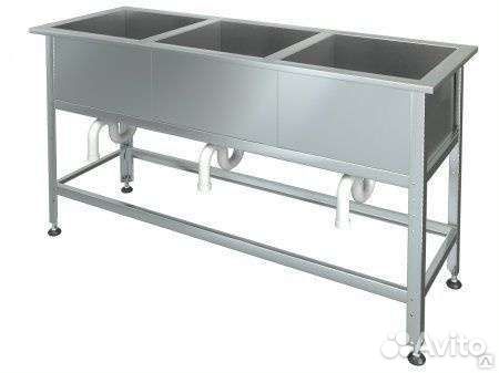 Мойки трехсекционная