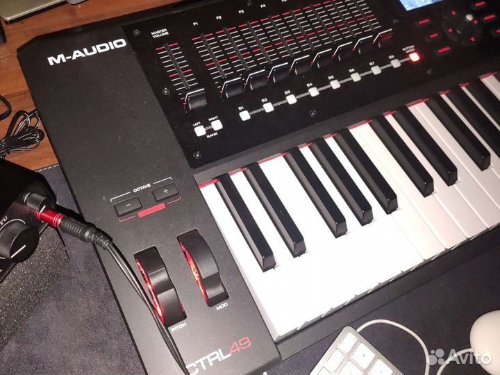 M audio ctrl 49 миди клавиатура