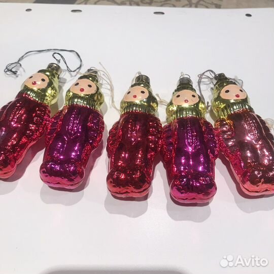 Елочные игрушки советские