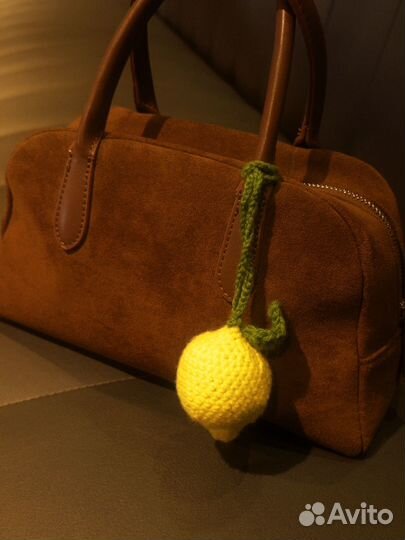 Брелок Лимон вязаный