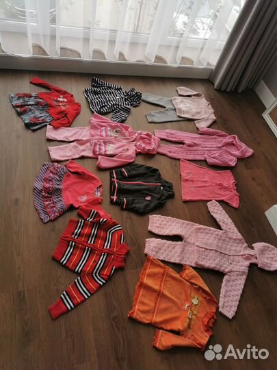 Вещи пакетом на девочку 6-12 мес