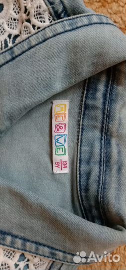 Джинсовка на девочку размер 134