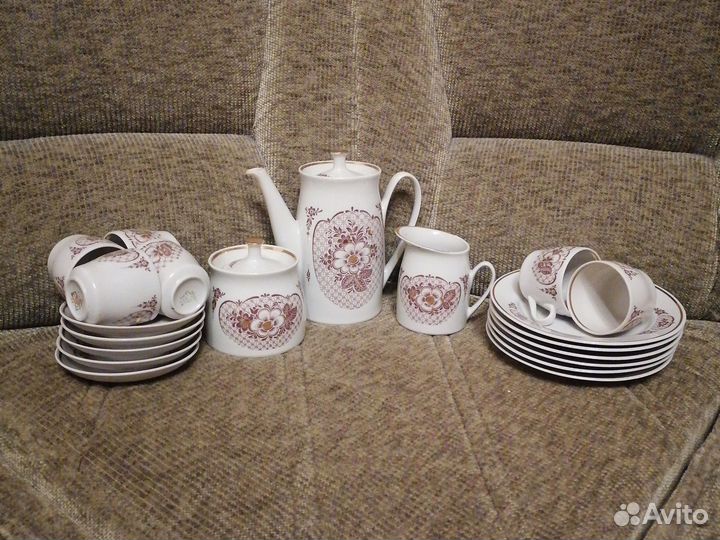 Кофейный сервиз вербилки СССР