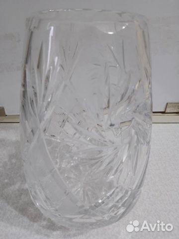 Ваза для цветов хрустальная