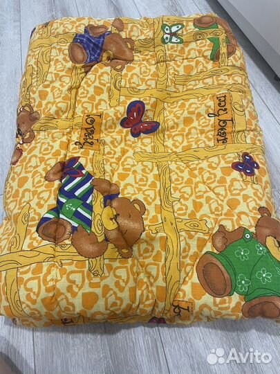 Одеяло в кроватку детское 110 на 140
