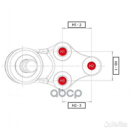 Опора шаровая нижн toyota: RAV 4 06-09, corola