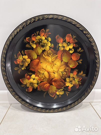 Поднос расписной