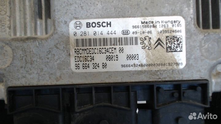 Блок управления двигателем Peugeot Bipper 2009, 20