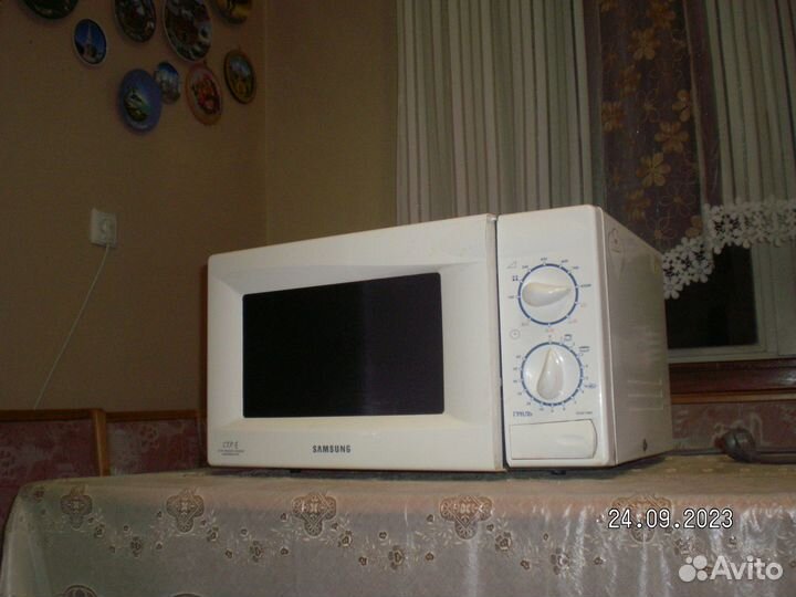 Микроволновка samsung с грилем