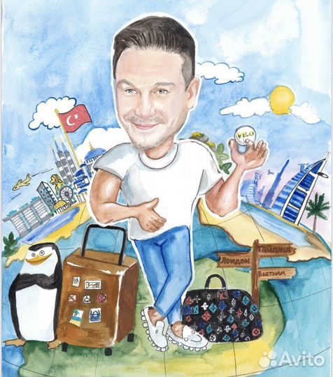 Шарж по фото на заказ