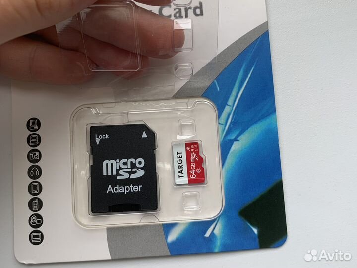 Карта памяти MicroSD 64gb
