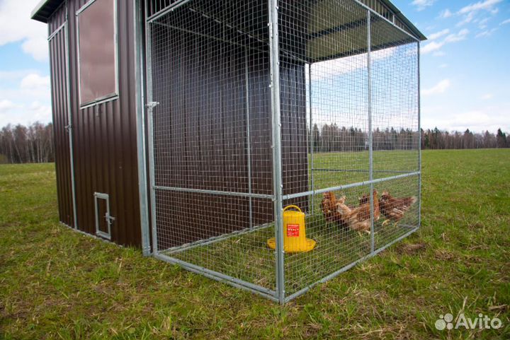 Выгул для Домика теплоисухо на 45 кур
