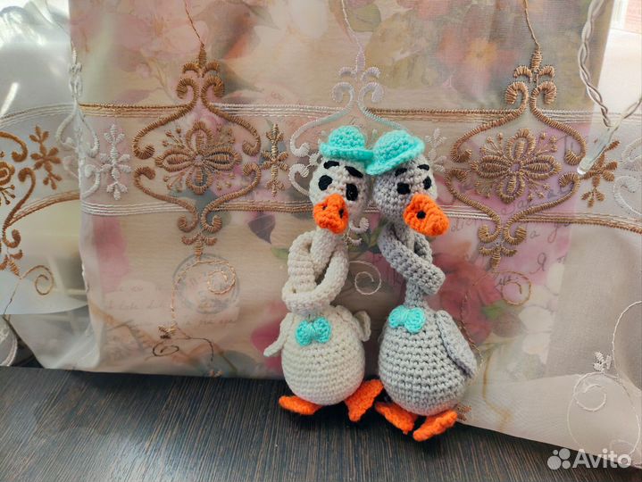 Вязаные игрушки брелки