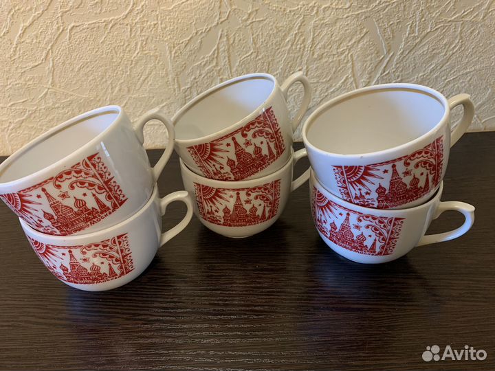 Чайные чашки СССР Вербилки