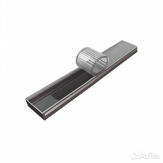 Внутрипольный конвектор kzto Бриз 260x100x1200 U