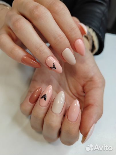 Маникюр, педикюр, наращивание ногтей в салоне