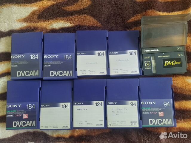 Профессиональные цифровые видеокассеты dvdcam