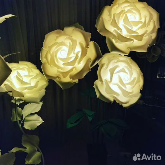 Светильник напольный розы