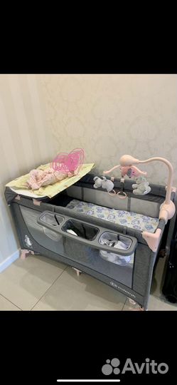Манеж кровать пеленальный столик